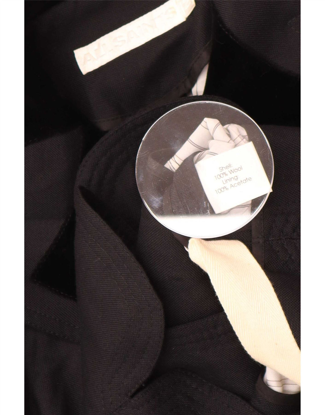 All Saints Dame Blazer Jacket UK 12 Medium Sort Colourblock Uld