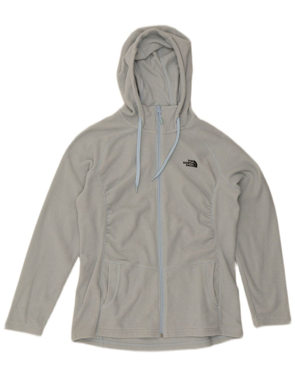 The North Face dame fleecejakke med hætte UK 16 Stor blå polyester