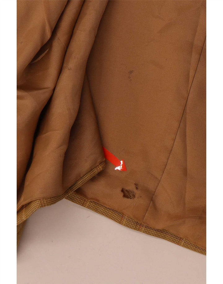 Burberry Herre 3-knaps blazerjakke IT 54 Stor beige ternet uld