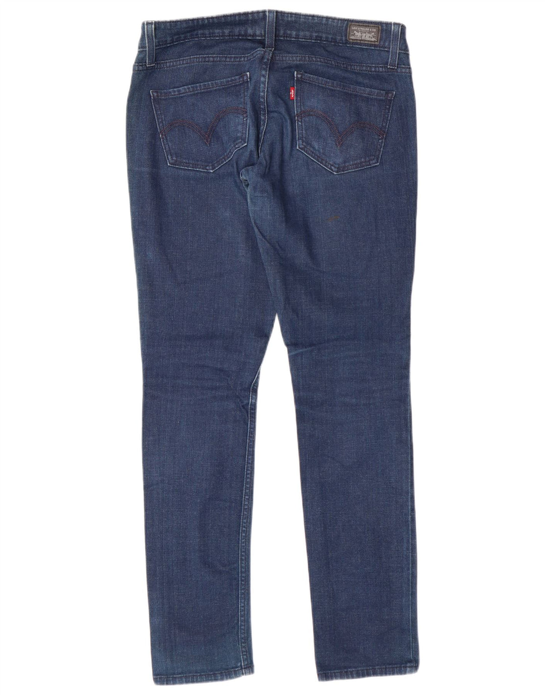 Levi's Dame 524 Super Low Slim Jeans US 7 Medium W32 L31 Blå Bomuld