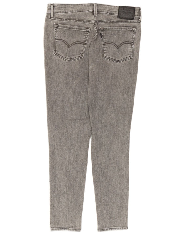 Levi's Dame 711 Skinny Jeans W29 L28 Grå Bomuld
