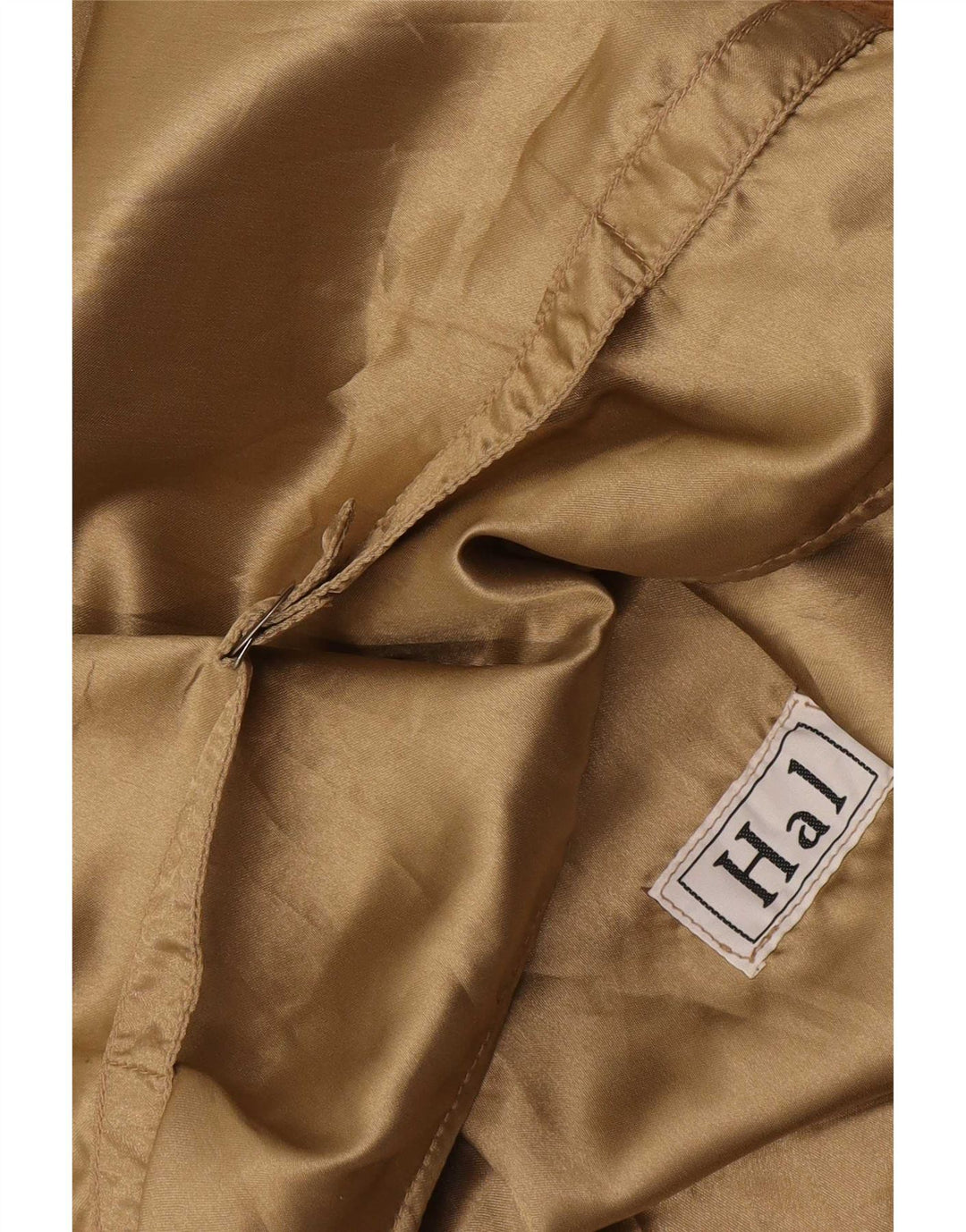 Vintage herre ruskindsvest Medium Beige Colourblock