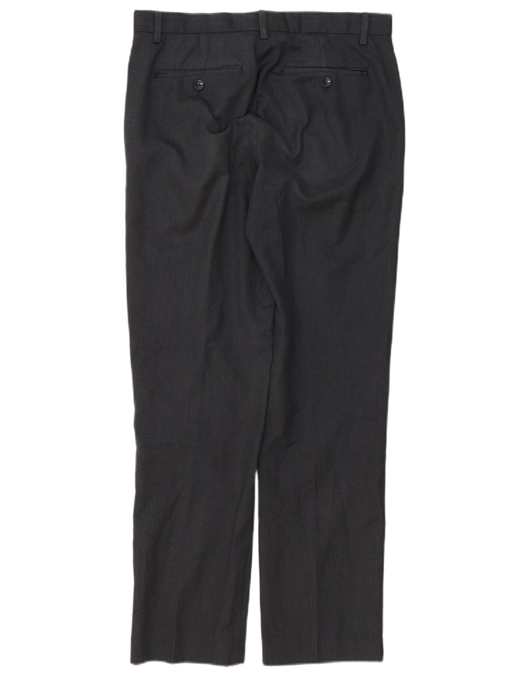 Calvin Klein Lige Chinobukser til mænd W29 L30 Sort polyester
