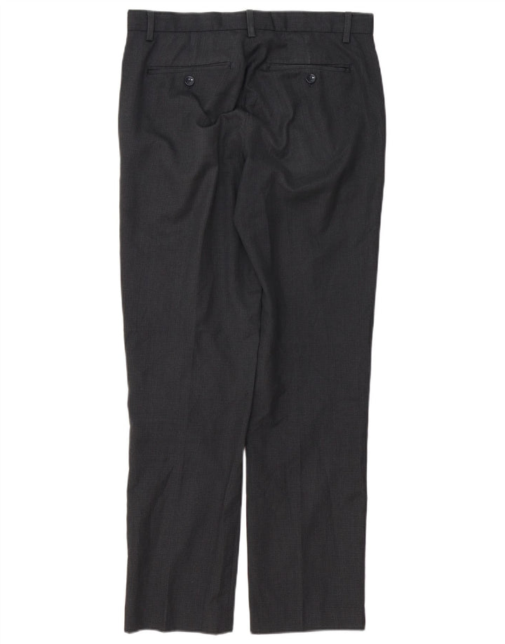 Calvin Klein Lige Chinobukser til mænd W29 L30 Sort polyester