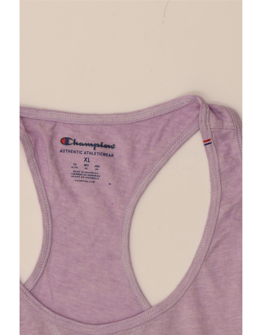 CHAMPION Womens Vest Top UK 18 XL Pink Cotton Vintage Champion and Second-Hand Champion from Messina Hembry 