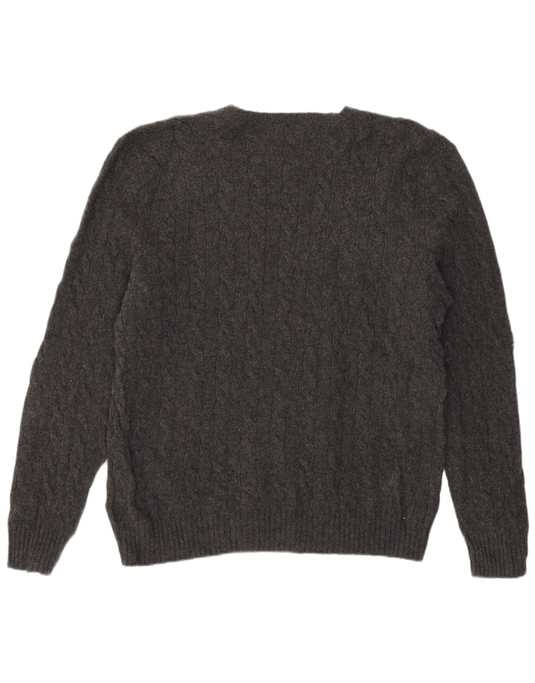 Polo Ralph Lauren Herre Crew Neck Jumper Sweater XL Grå Uld