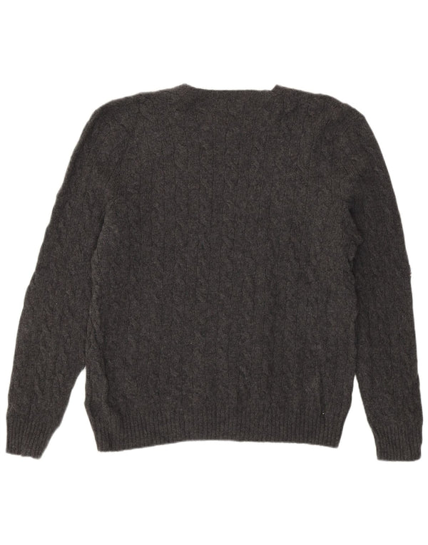 Polo Ralph Lauren Herre Crew Neck Jumper Sweater XL Grå Uld