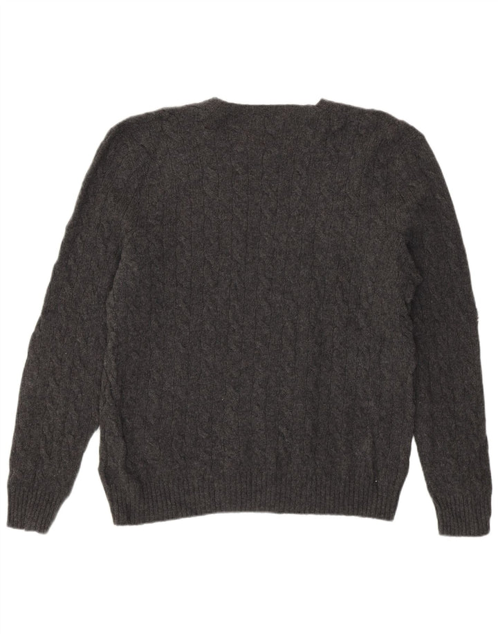 Polo Ralph Lauren Herre Crew Neck Jumper Sweater XL Grå Uld