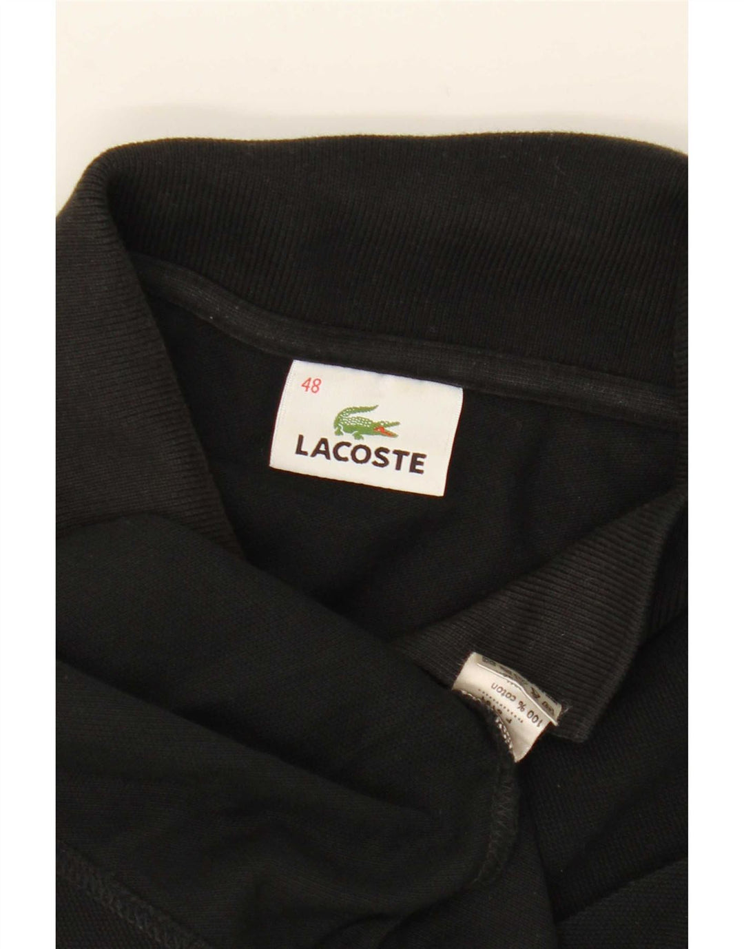 Lacoste ærmeløs poloshirt til kvinder Størrelse 48 XL Sort