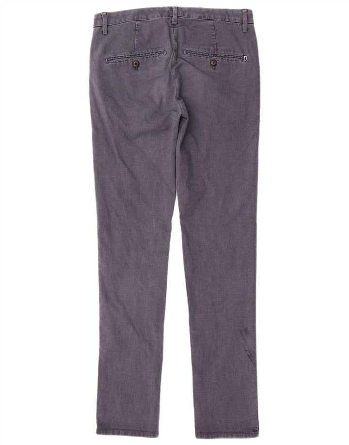 Dondup Herre Slim Chino Bukser W30 L32 Blå Bomuld