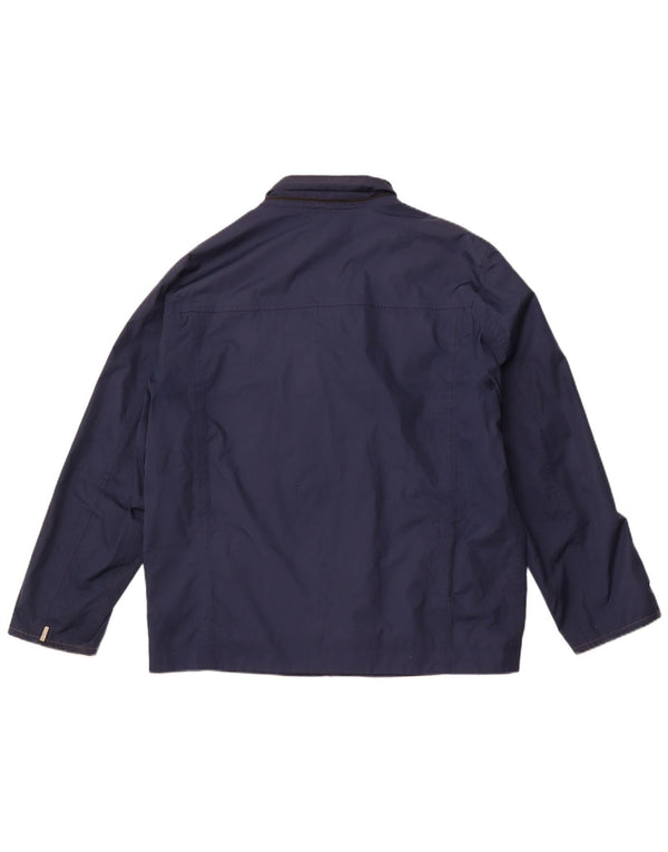 TIMBERLAND Regnjakke til mænd UK 40 Large Blue Polyester