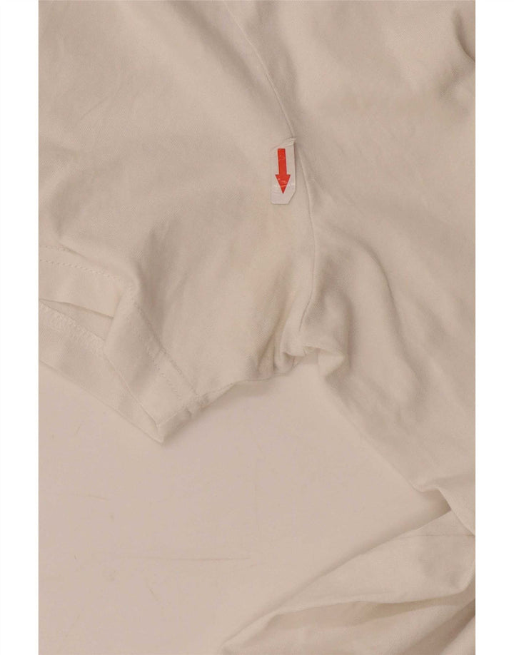 Puma Herre Grafisk T-Shirt Top Stor Hvid Bomuld