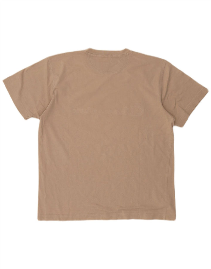 Champion Herre Grafisk T-Shirt Top Lille Beige