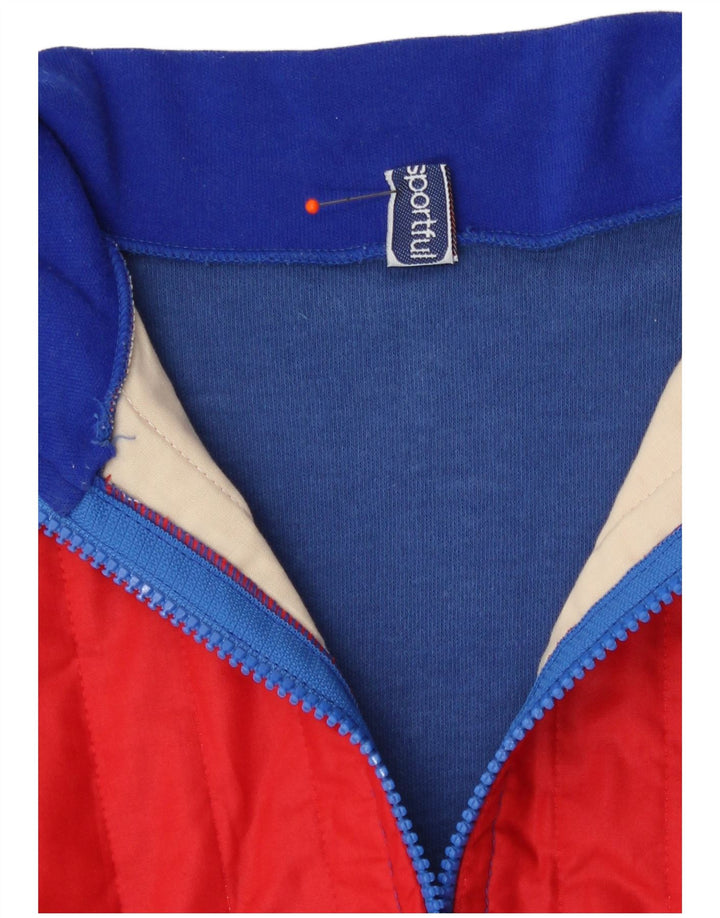 Sportful Herre træningsdragt Top jakke IT 46 Small Blue Colourblock Bomuld