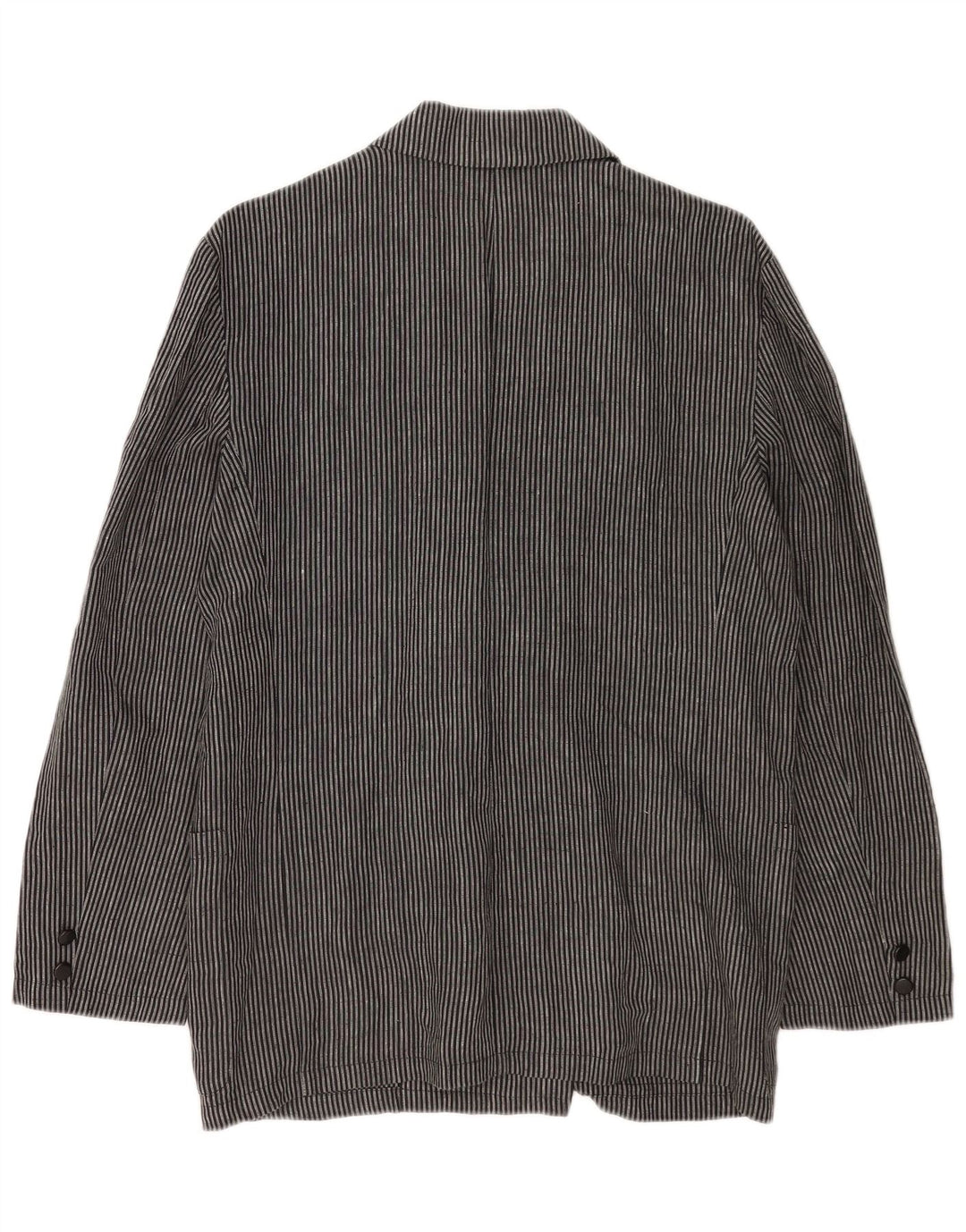 Pancaldi & B Dame Blazer Jacket UK 16 Large Grey Pinstripe