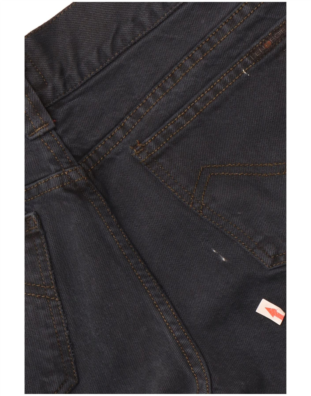 Energie Dame Flared Jeans W33 L35 Marineblå Bomuld