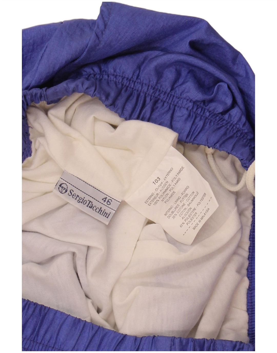 SERGIO TACCHINI Træningsdragt til mænd Joggers IT 46 Lille blå nylon