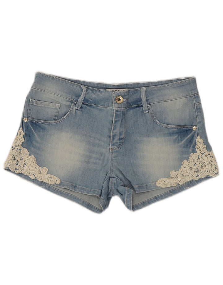 GUESS Girls Denim Shorts 15-16 Years W28 Blue