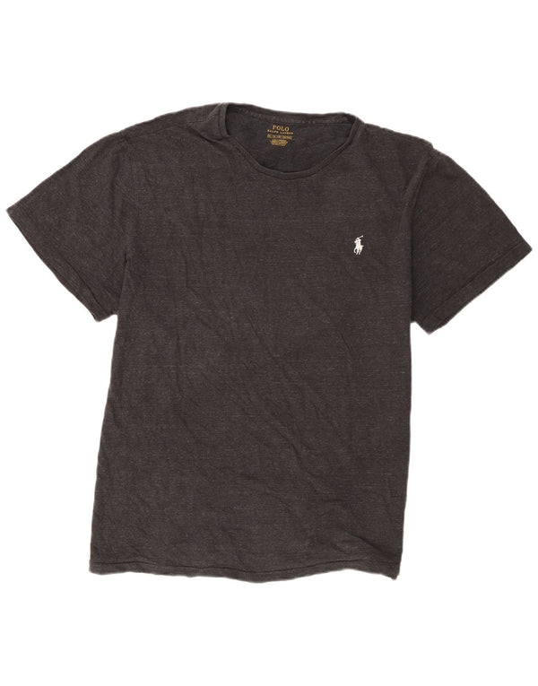 Ralph Lauren Kortærmet Herre T-Shirt Top XL Grå Bomuld