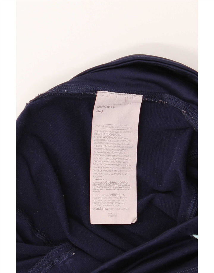 Under Armour Grafiske Leggings til kvinder UK 12 Medium Navy Blue Polyester