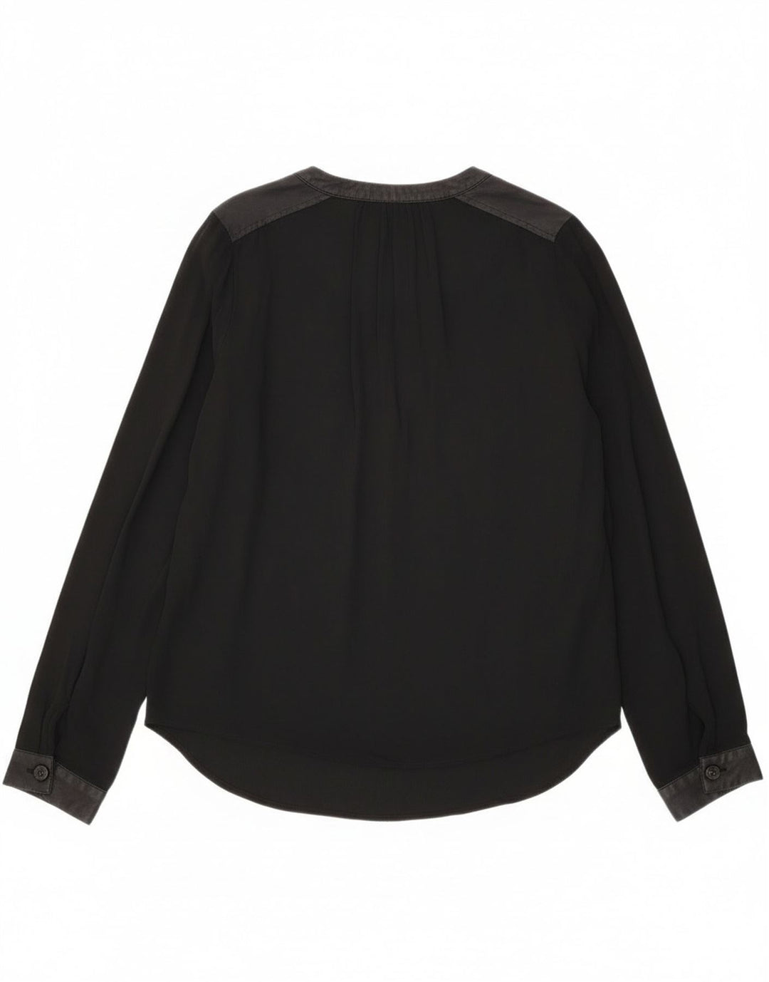 Tommy Hilfiger Dame Oversized Langærmet Bluse Top US 4 Small Black