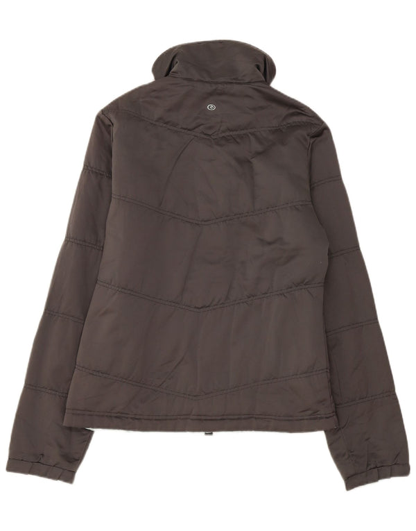 Rip Curl Womens Vendbar polstret jakke UK 12 Medium Grey Polyester