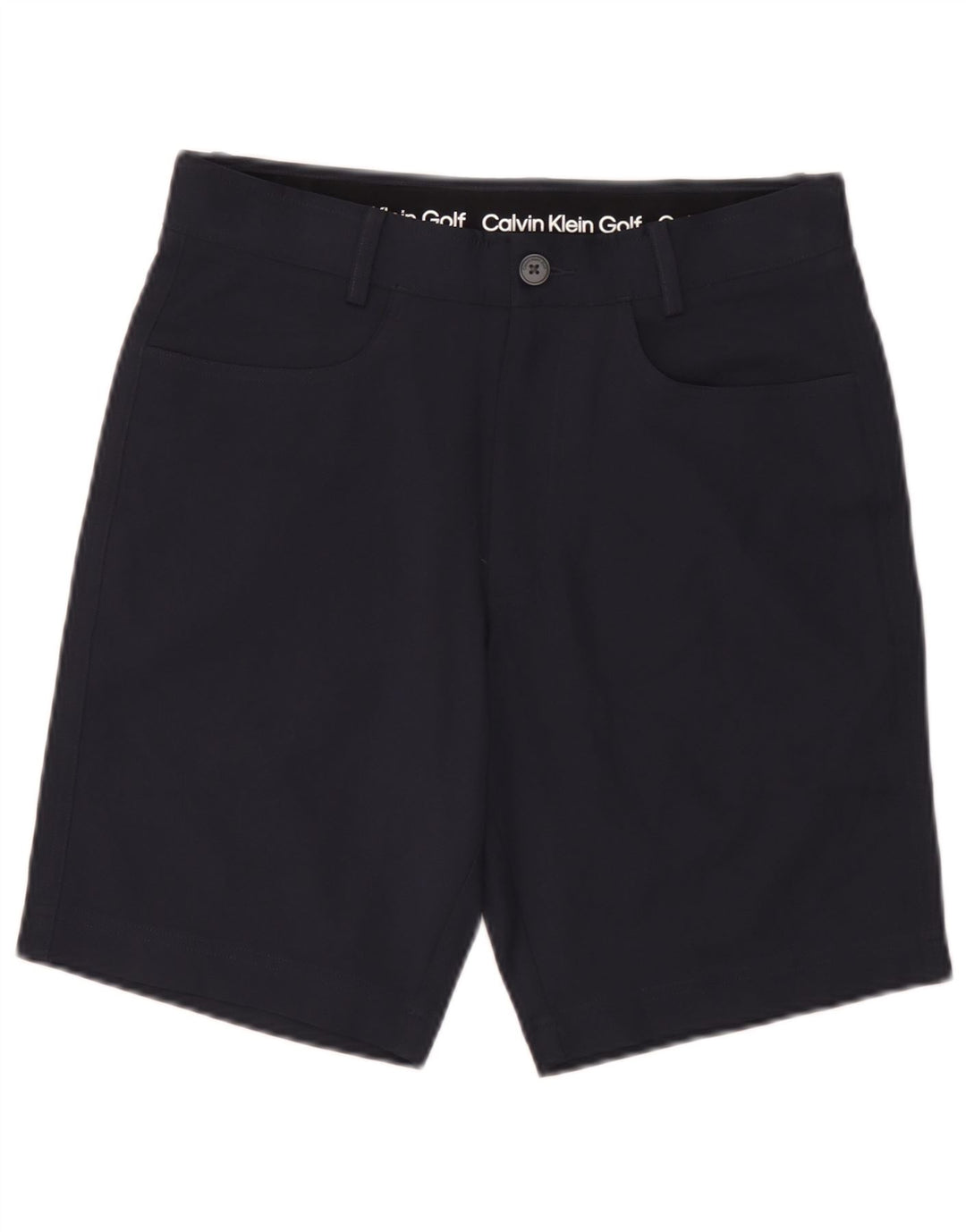 Calvin Klein Herre Casual Shorts W30 Medium Navy Blue Polyester
