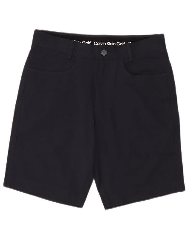 Calvin Klein Herre Casual Shorts W30 Medium Navy Blue Polyester