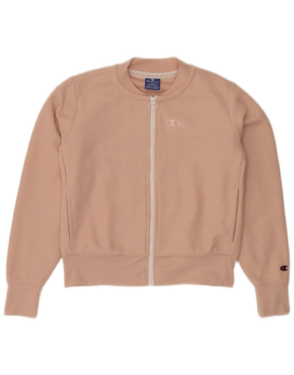CHAMPION Womens Crop Oversized træningsdragt topjakke UK 10 Small Pink