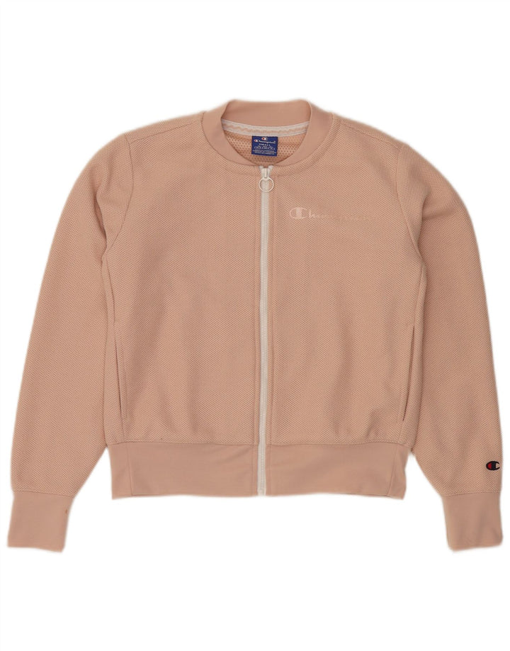 CHAMPION Womens Crop Oversized træningsdragt topjakke UK 10 Small Pink