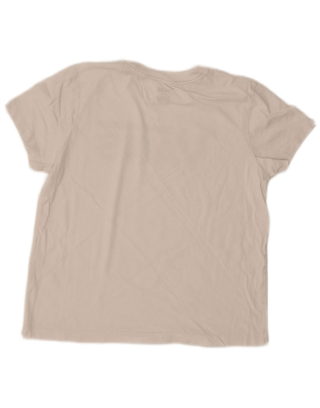 VANS Womens Graphic T-Shirt Top UK 10 Small Off White