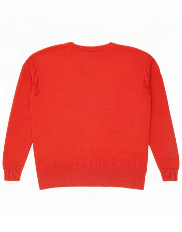 Joules Dame sweater med rund hals DK 12 Medium Rød Bomuld