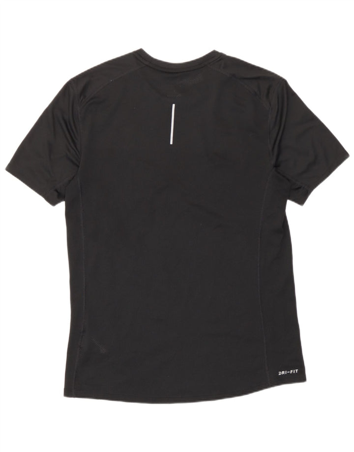 Nike Herre Dri Fit T-Shirt Top Medium Sort Polyester