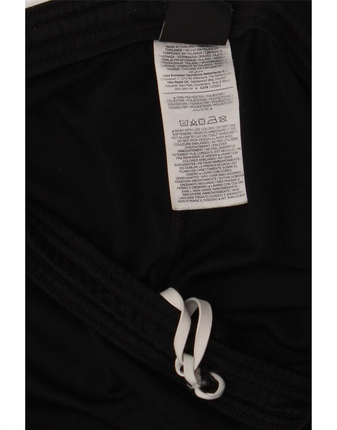 Nike træningsdragt til mænd Joggers Medium Sort Colourblock Polyester