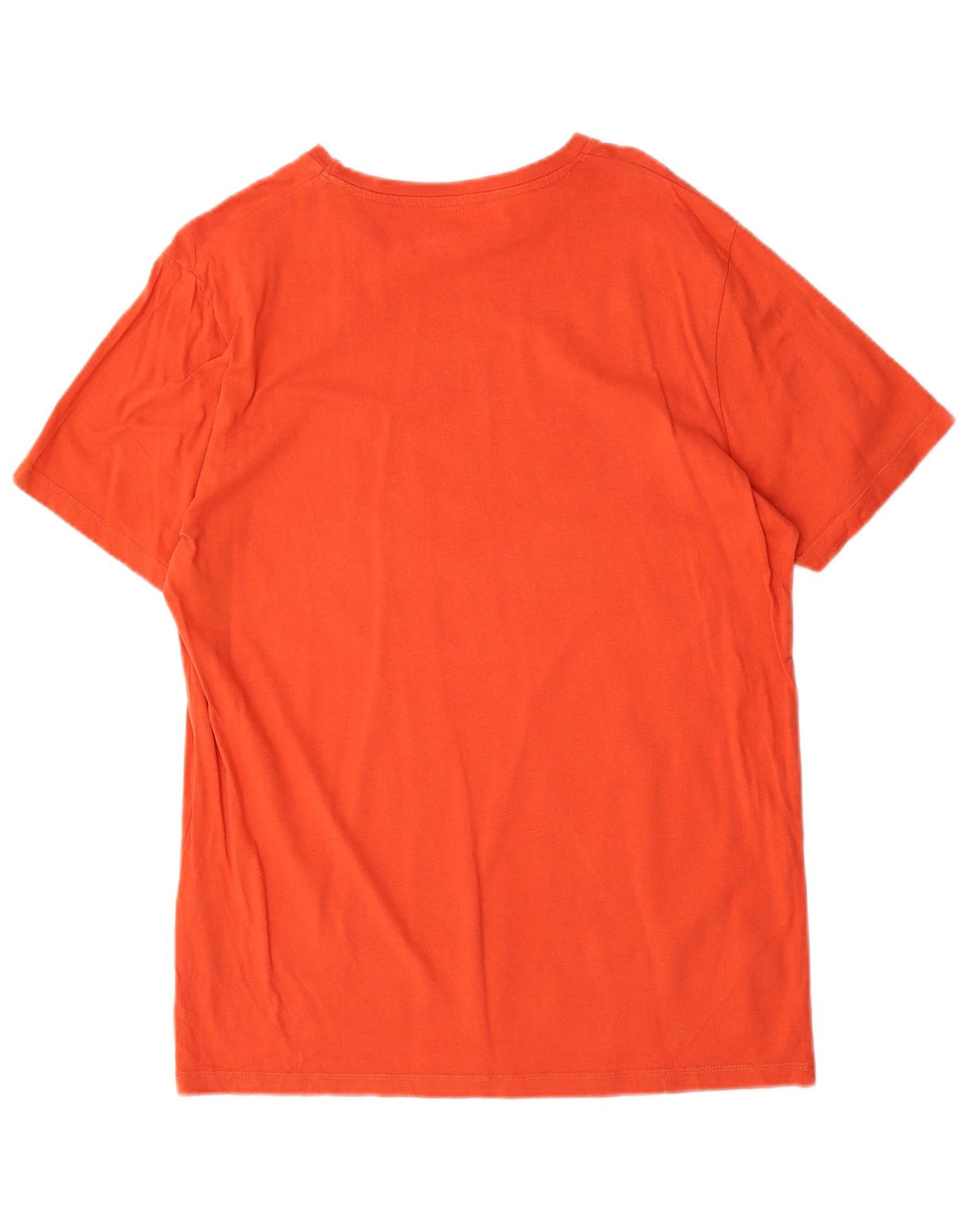 JACK & JONES Herre Regular Fit grafisk T-shirt Top Medium Orange Bomuld
