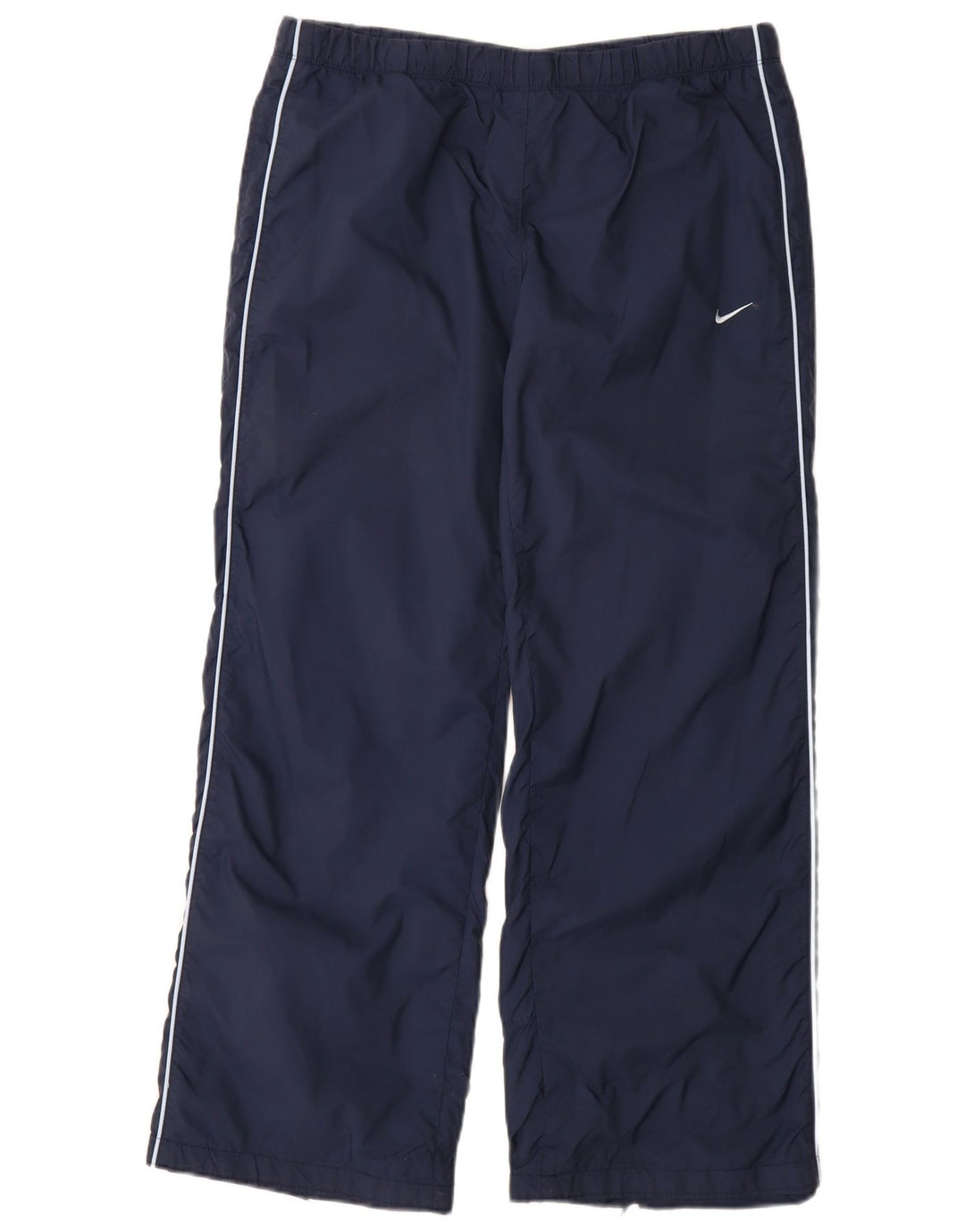 NIKE træningsdragtsbukser til kvinder UK 10/12 Medium marineblå nylon