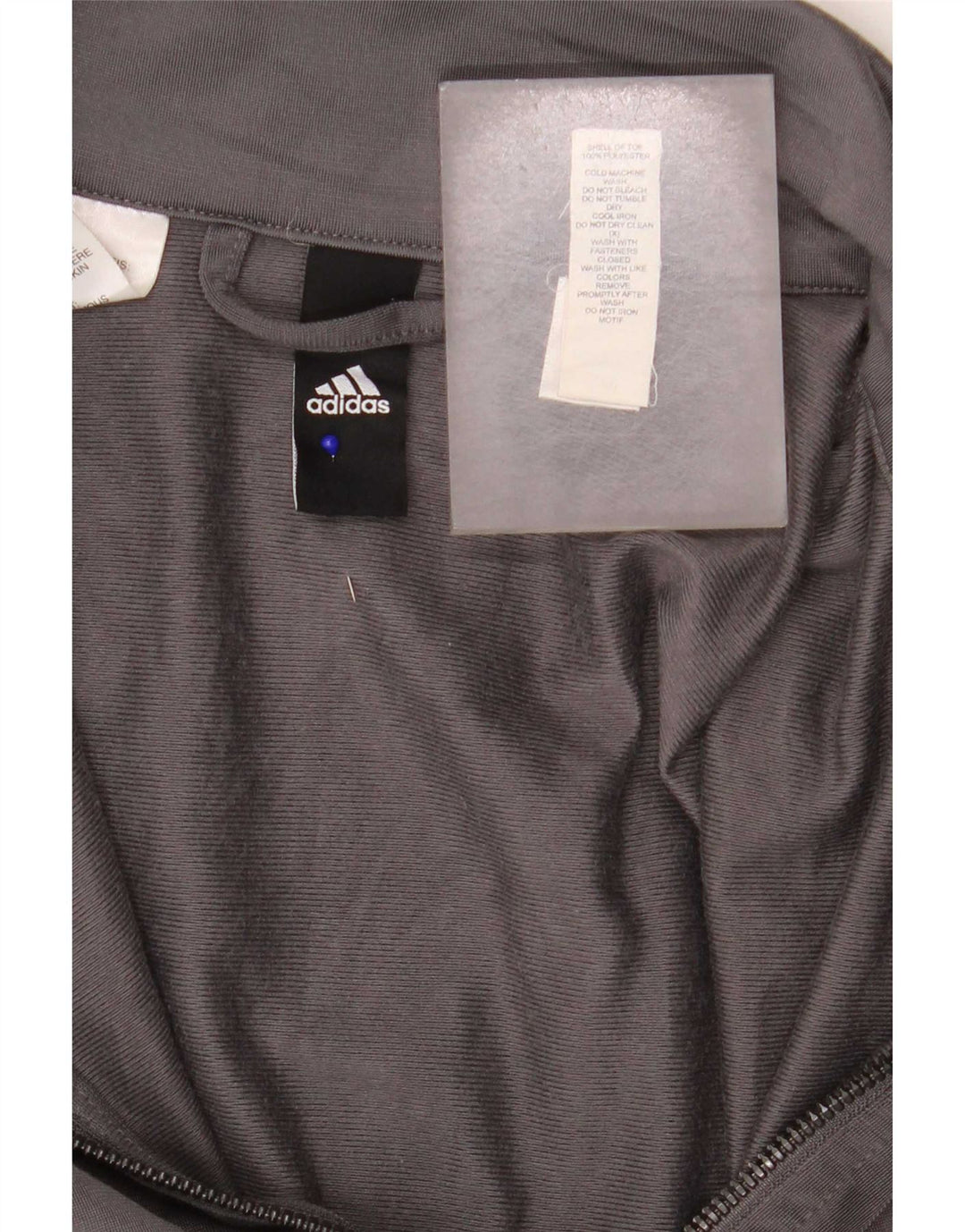Adidas Træningsdragt til mænd, topjakke, stor grå polyester