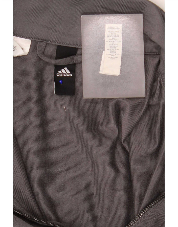Adidas Træningsdragt til mænd, topjakke, stor grå polyester