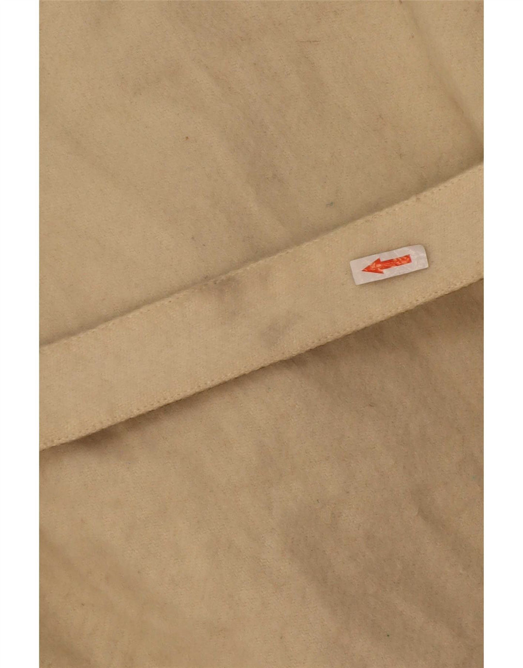 Vintage vendbar overfrakke til kvinder IT 42 Medium Beige Bomuld
