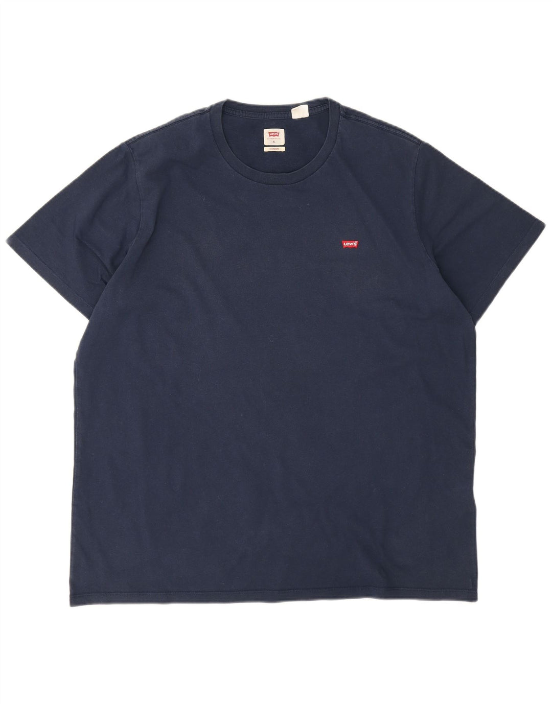 Levi's herre T-shirt top XL marineblå bomuld