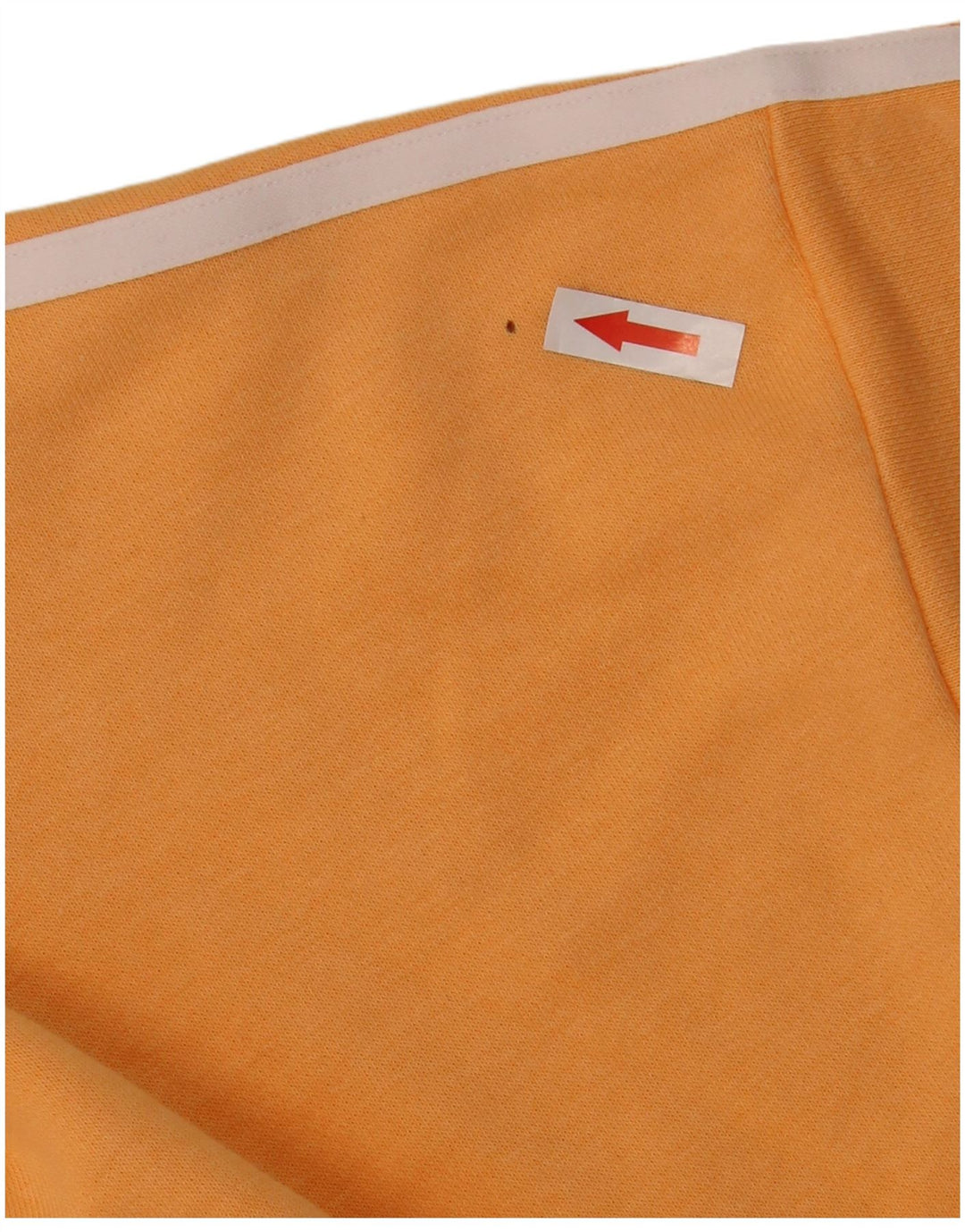 Adidas Dame Oversized Hoodie Jumper UK 12 Medium Orange Bomuld