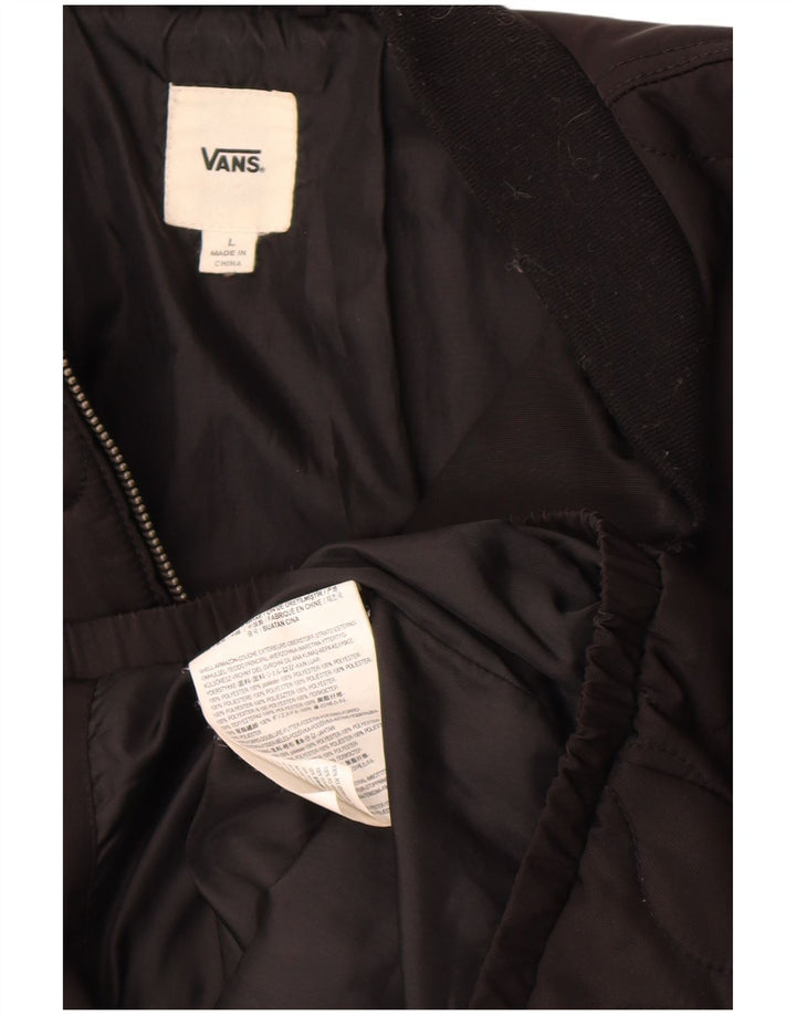 Vans Herre Quiltet jakke UK 40 Large Black Polyester
