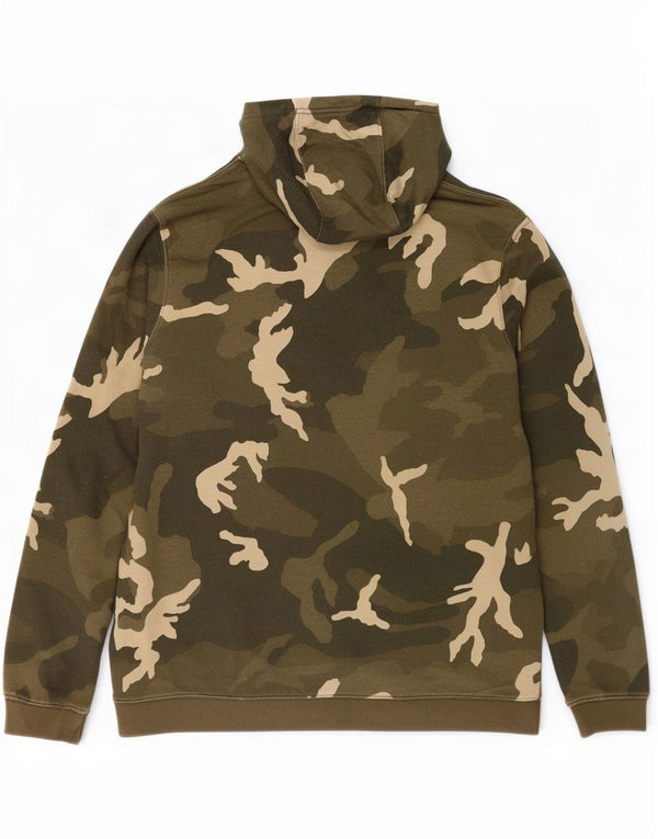 Nike Herre hættetrøje Jumper Large Khaki Camouflage Bomuld