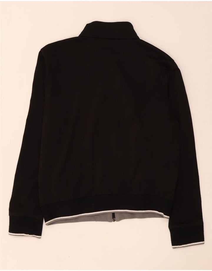 Puma træningsdragt topjakke til kvinder UK 14 Large Black Colourblock Polyester