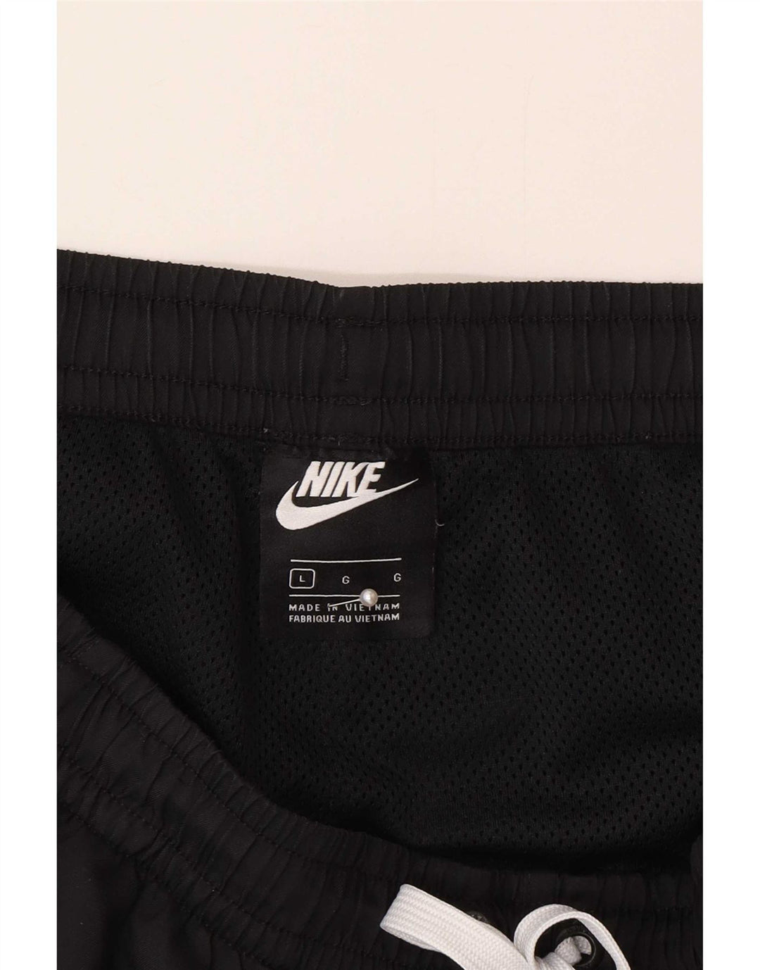Nike badeshorts til mænd, store sorte polyester