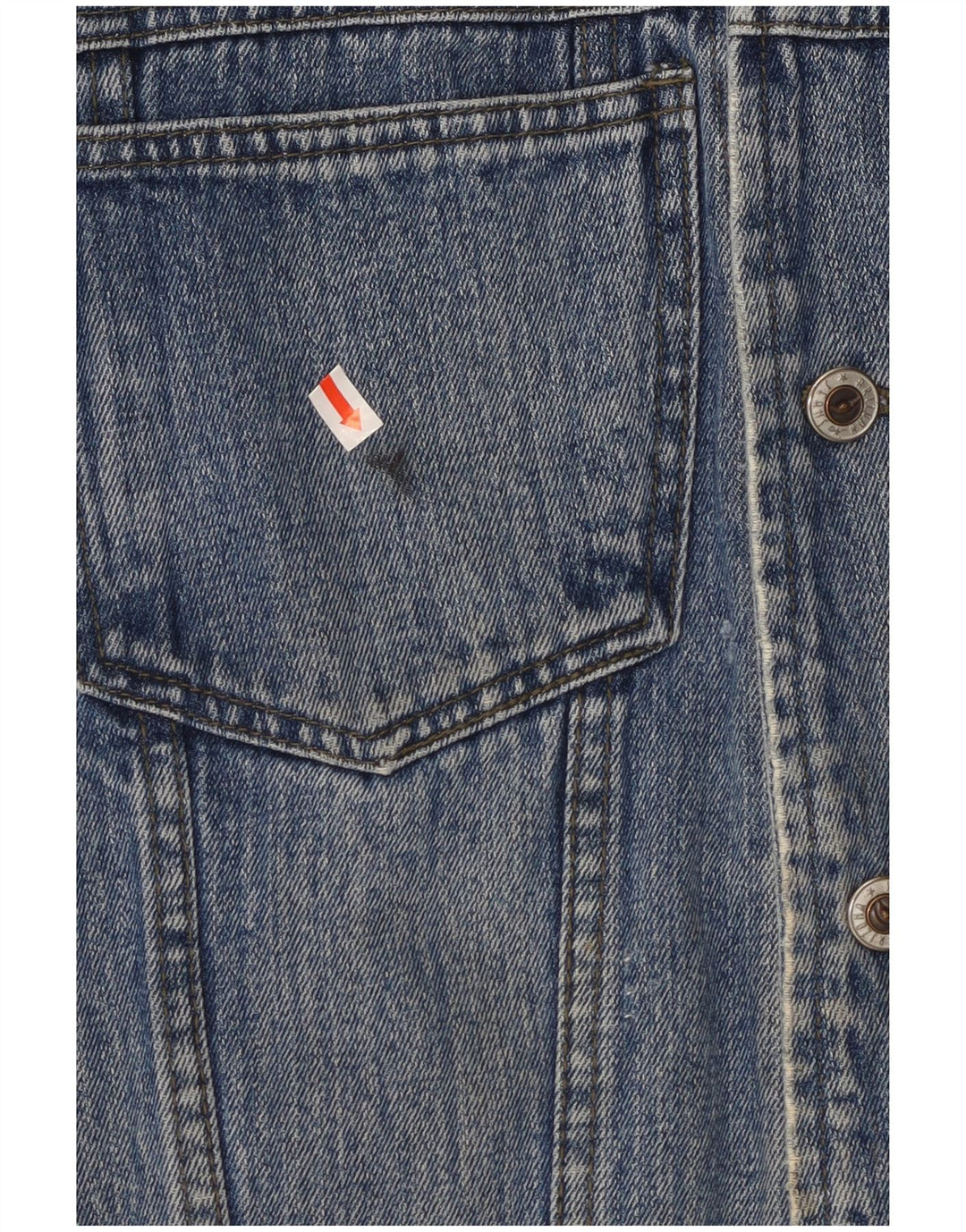 ARIZONA Denimjakke til mænd UK 40 Stor blå polyamid