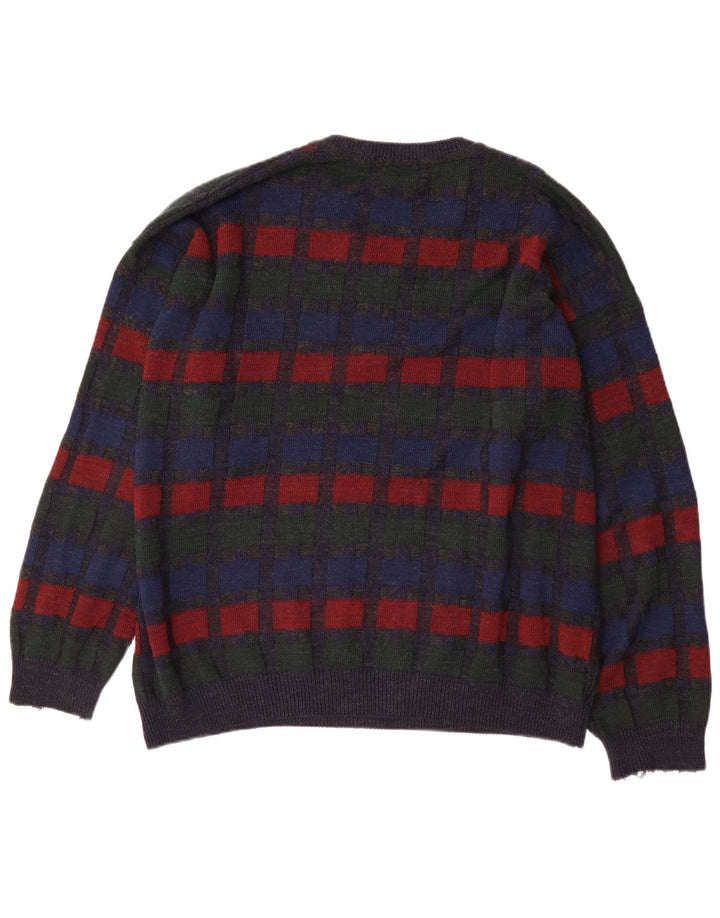 Jockey Herre V-hals sweater 2XL Grå ternet