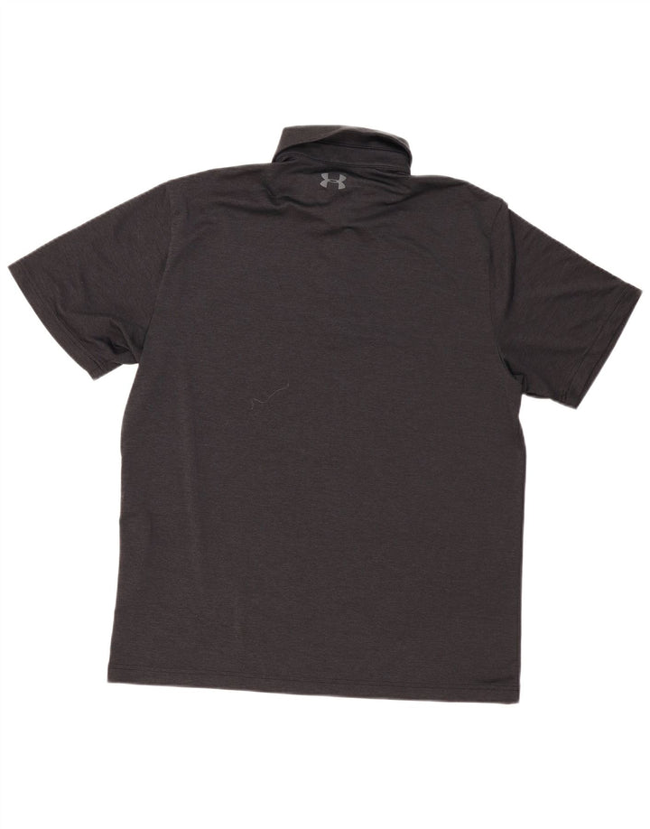 Under Armour Herre Polo Shirt Stor Sort Polyester