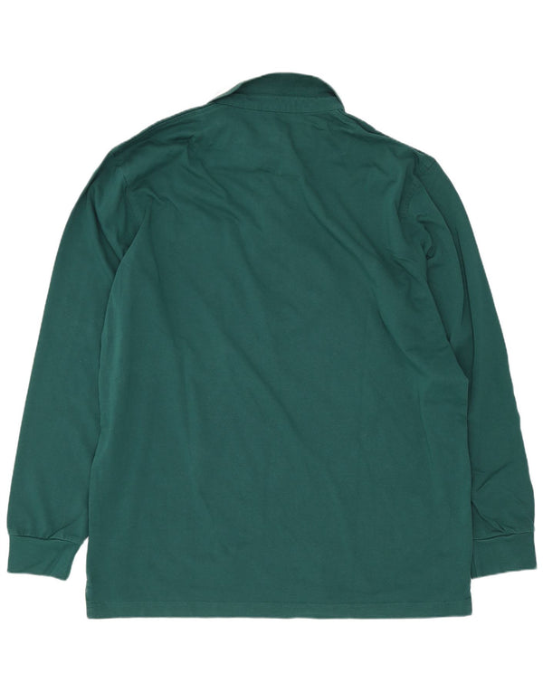 Harmont & Blaine Herre langærmet Regular Fit Polo Shirt 3XL Grøn Bomuld
