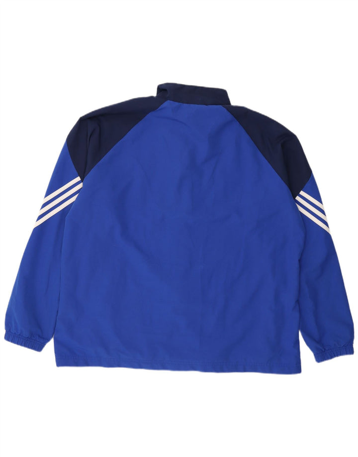 Adidas Træningsdragt til mænd Topjakke 2XL Blå Colourblock Polyester